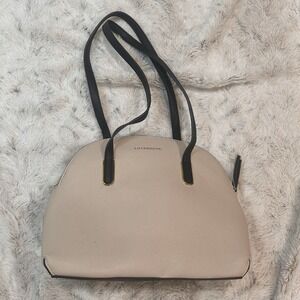 liz claiborne purse‎ Cream/black EUC